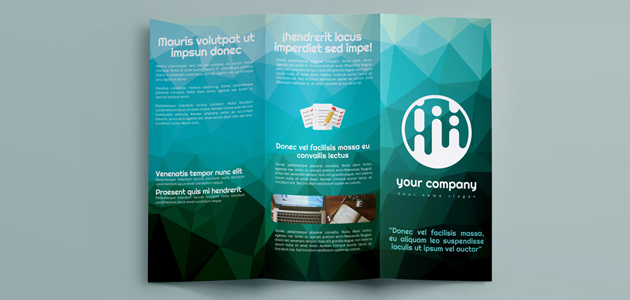 Low Poly Ai, INDD, & PSD Print Template