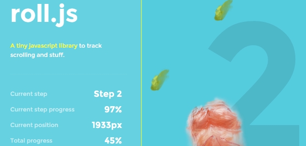 Roll.js: Tiny Scroll Tracking JavaScript Library