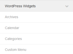 WordPress Widgets