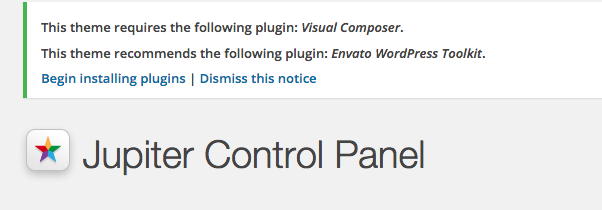 Jupiter Theme Required Plugins
