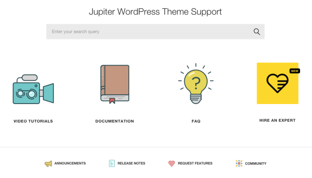 Jupiter Theme Support