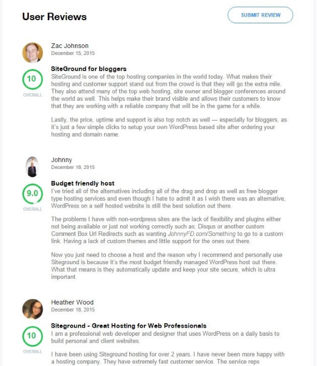 User Reviews