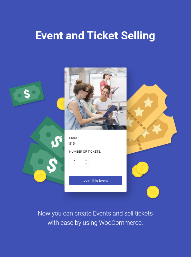 Lincoln Theme Event Ticket Selling