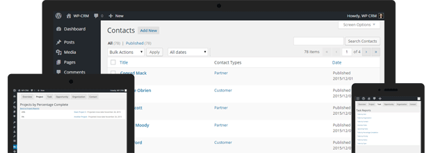 WP-CRM System Screenshots