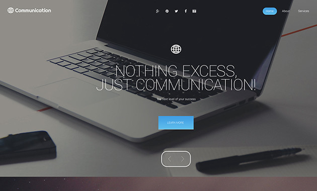 7. communication wpml ready wordpress theme