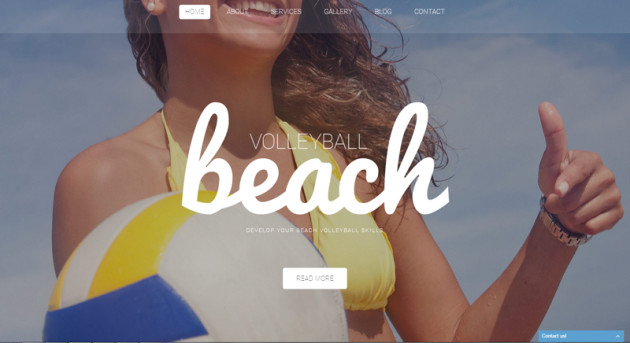 Beach Volleyball Club WordPress Theme