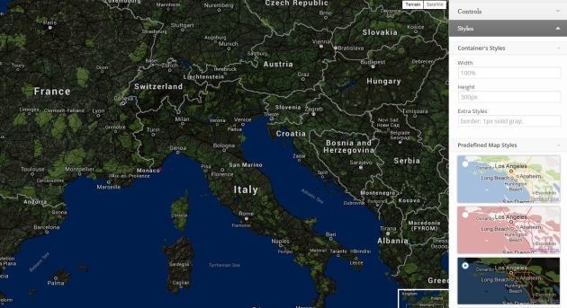 Styles in Intergeo Maps