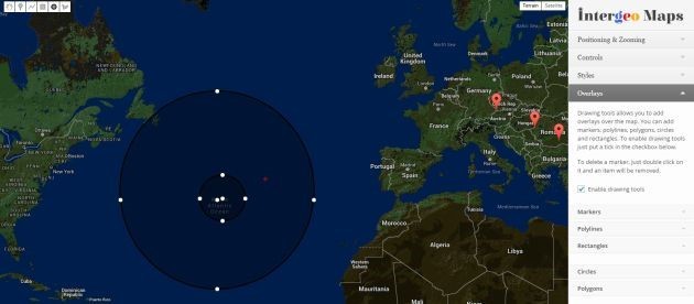 Overlays in Intergeo Maps