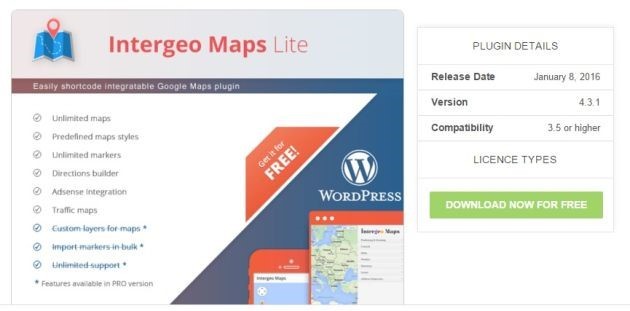 Intergeo Maps main features Showcase