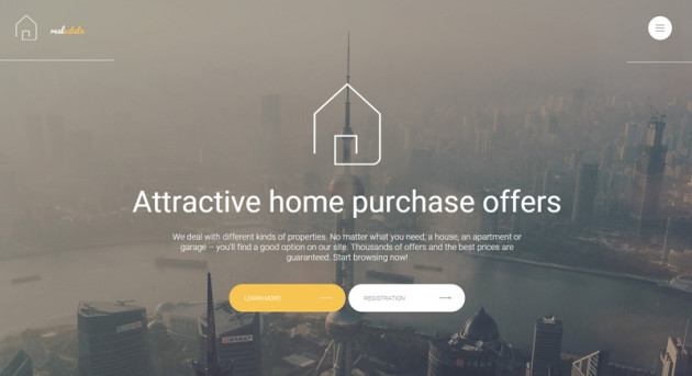 Real Estate WordPress Theme