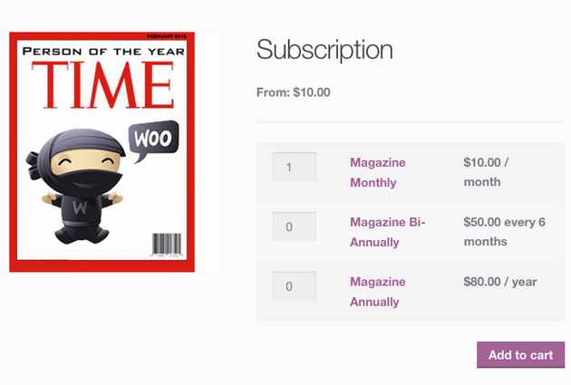 WooCommerce Subscriptions - Customer Billing Schedule