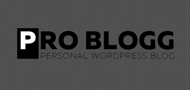 Pro Blogg: Clean & Minimal WordPress Theme