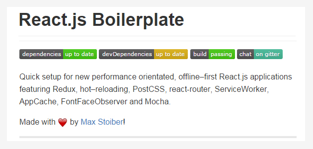 ReactJS Boilerplate