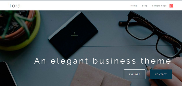 Tora: Responsive Neat Business WordPress Theme