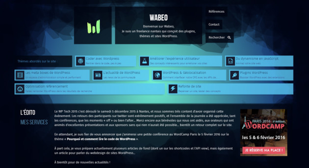 WordPress web design trends