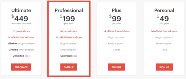 AffiliateWP Pricing