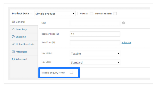 Product Enquiry for WooCommerce