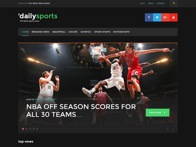 dailysports-gpl-wordpress-theme