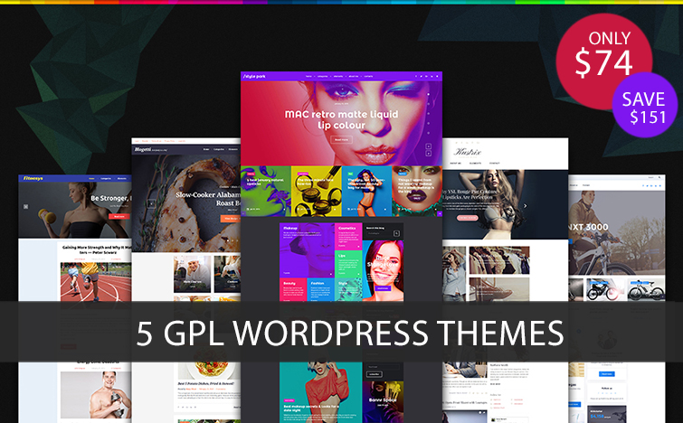 gpl wordpress themes bundle