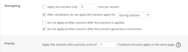 intrigger plugin - retargeting and prioritization