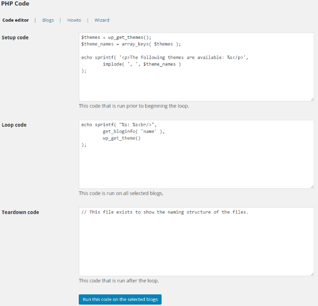 PHP Code