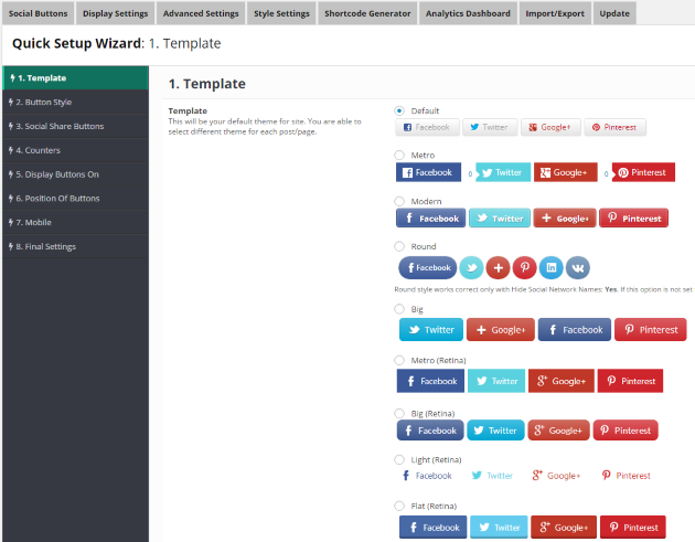 Quick Setup Wizard