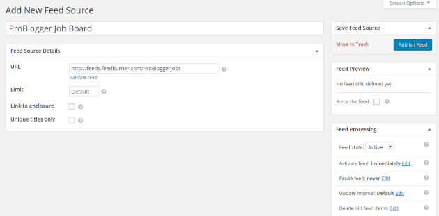 add new feed source