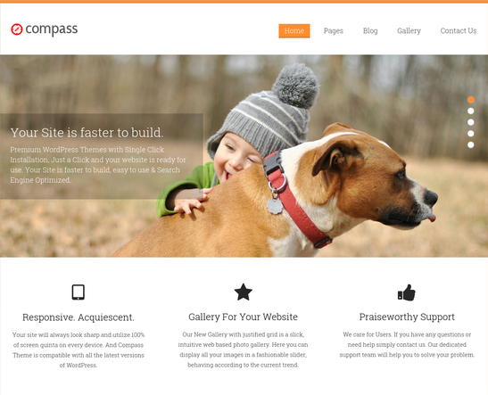Compass App Landing Page