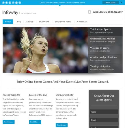 InfoWay Creative Landing Page Templates