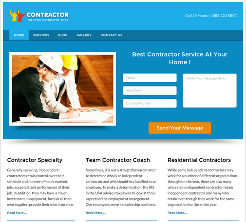 Local Business Creative Landing Page Template