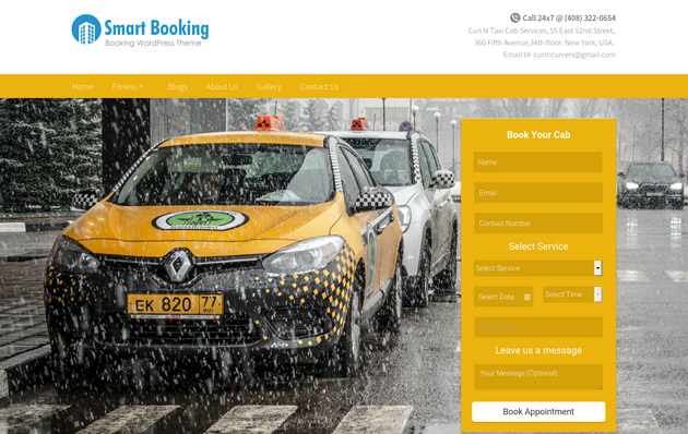 SmartBooking Landing Page Website Templates