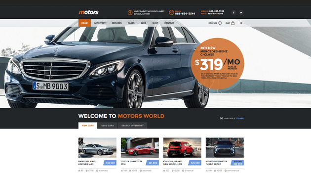 Motors for WordPress