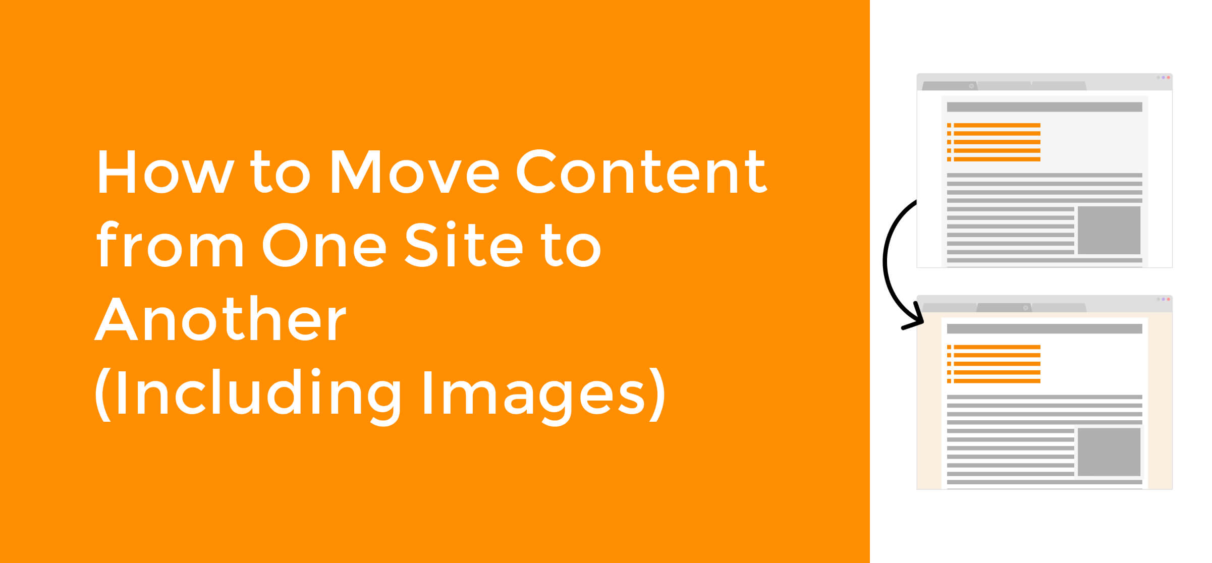 Move Content From One Site to Another