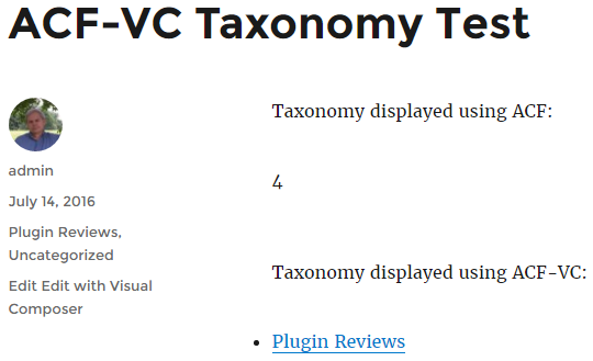 Taxonomy