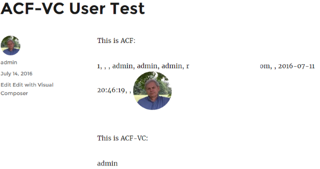 User