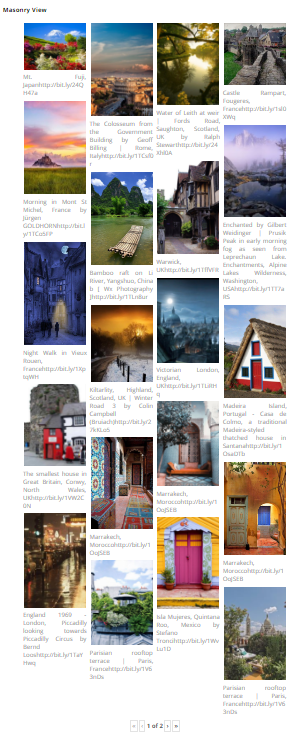 facebook feed wd masonry view