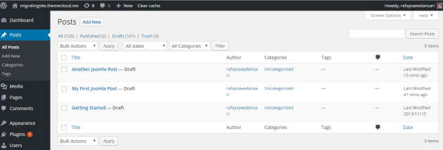 Posts imported from Joomla.