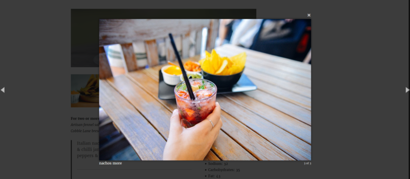 Lightbox Preview of Restaurant Menu Items