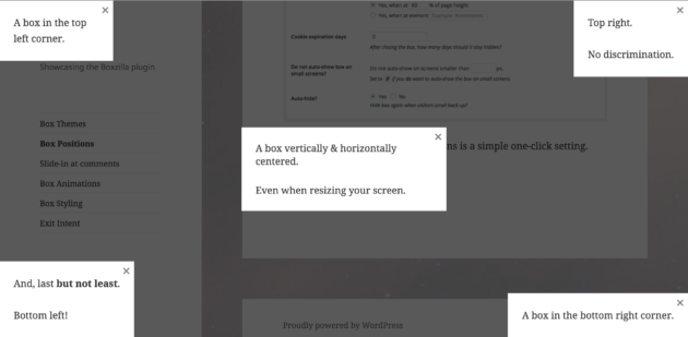 Boxzilla Popup plugin for WordPress