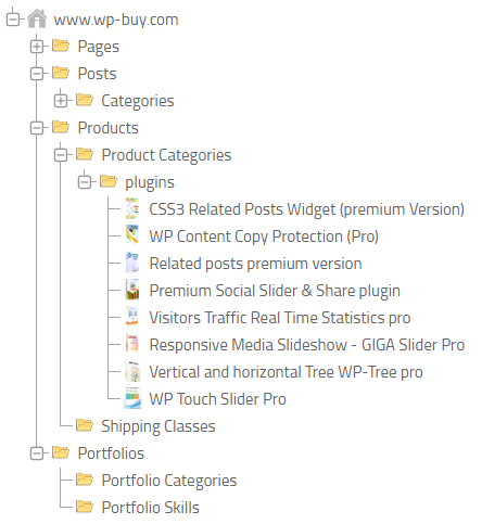 tree site map builder