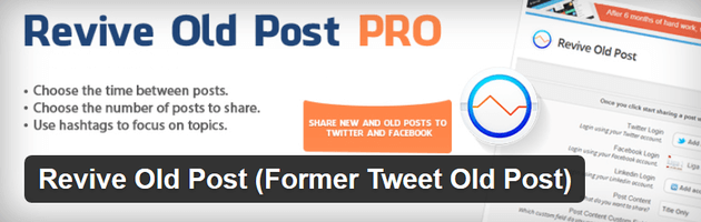 Revive Old Post PRO - Social Media Automation Plugin