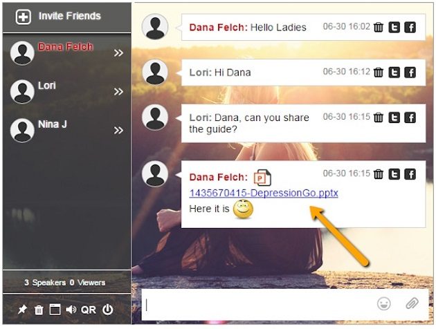 Chat room Example