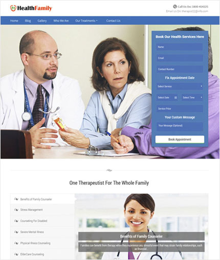 HealthFamily wp theme