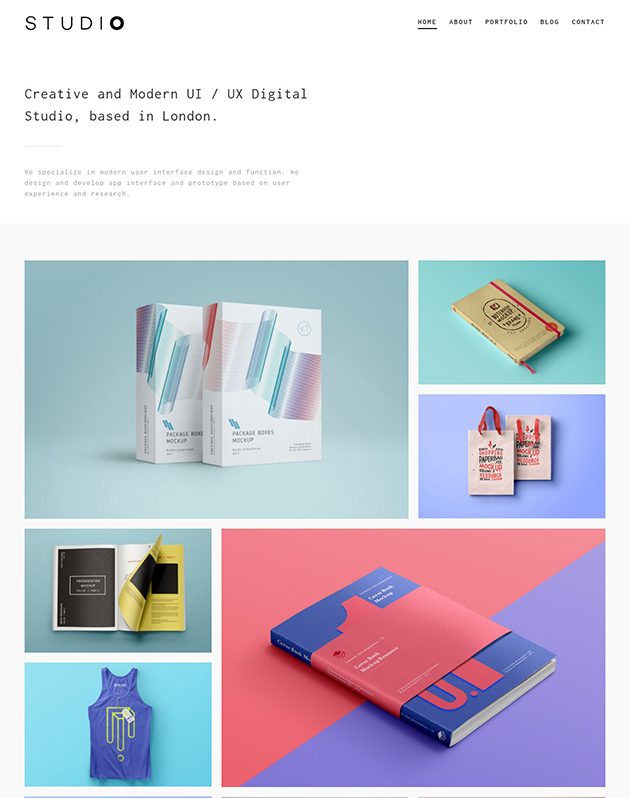 Studio responsive WordPress theme