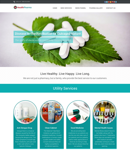 health pharma wp theme