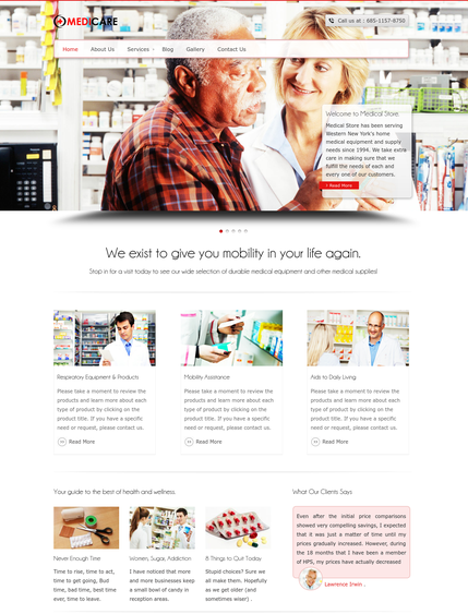 medi care wp theme