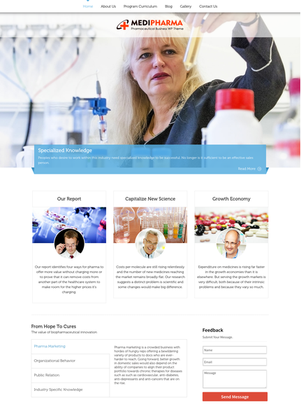 medi pharma wp theme