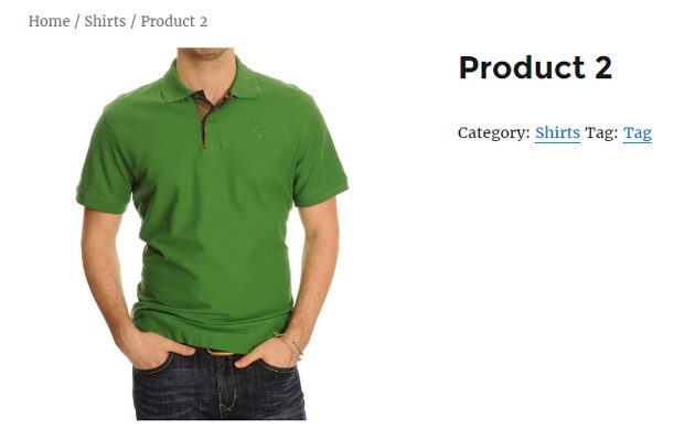 displaying categories tags