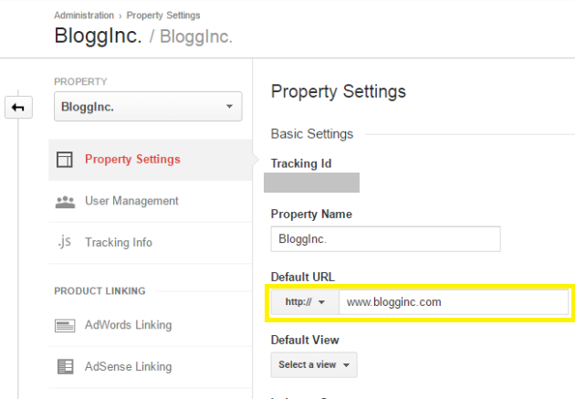 Update the Default URL to https://.