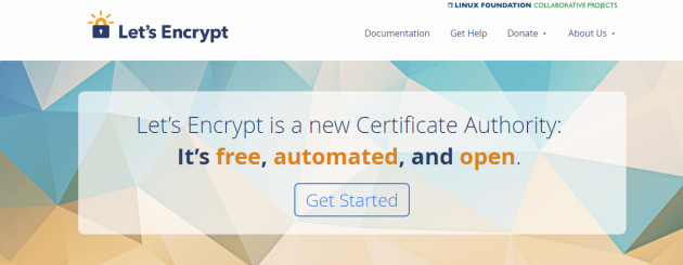 Let’s Encrypt.